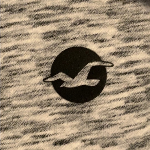Grey and White Hollister Sweatshirt - Picture 2 of 4
